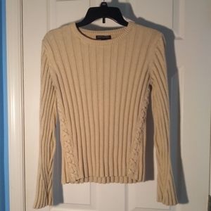 Banana Republic Side Lace-Up Sweater - Light Brown - Size X-Small